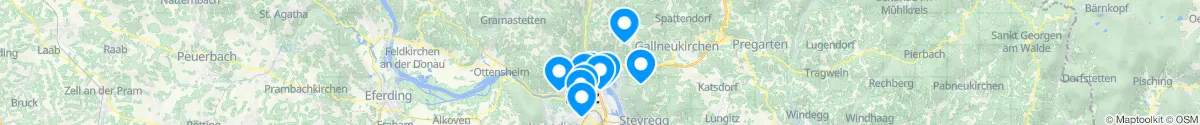Map view for Pharmacies emergency services nearby Kirchschlag bei Linz (Urfahr-Umgebung, Oberösterreich)